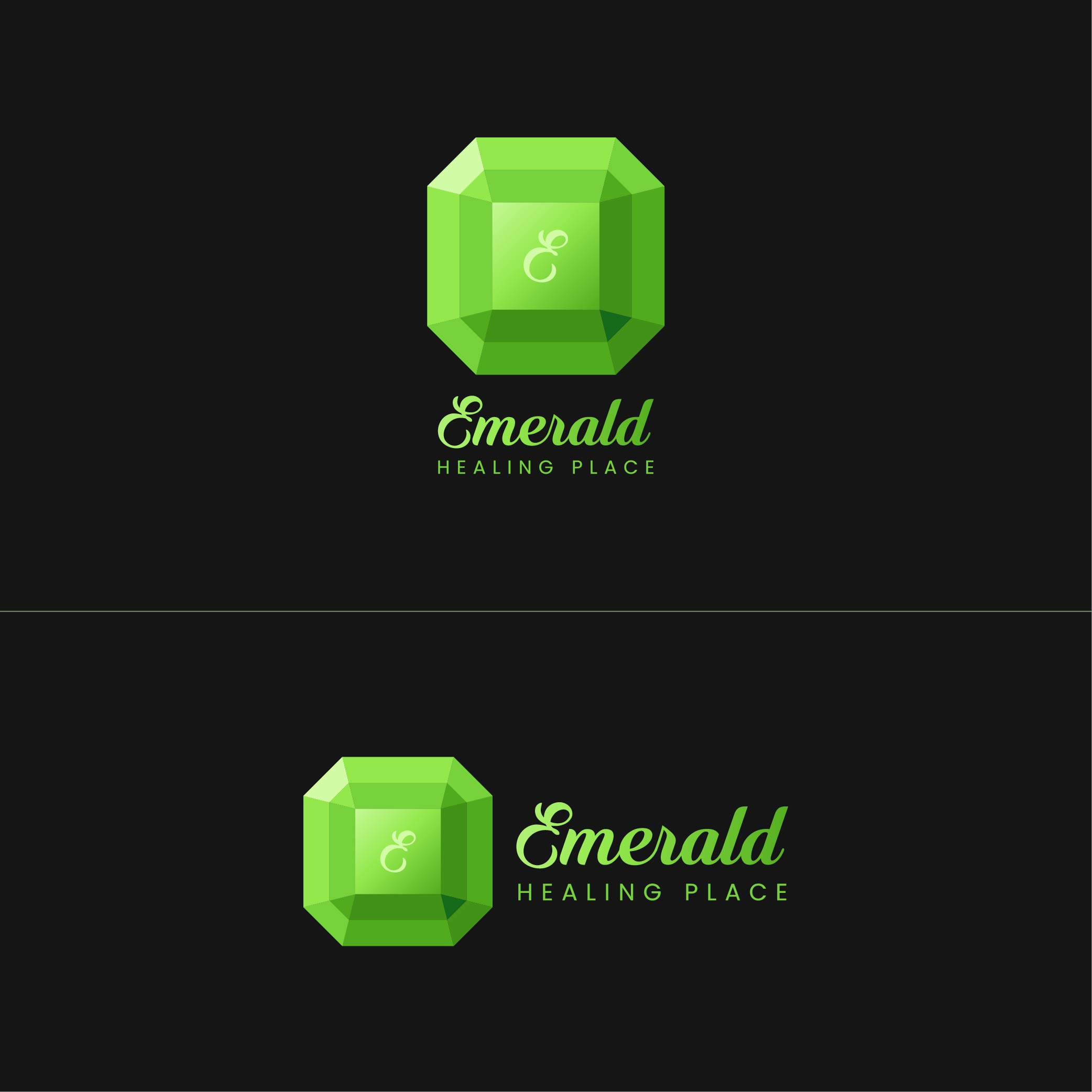 Logo Design by grey designer for Emerald Healing Place | Design #26161952