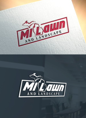 MI Lawn and Landscape | Logo Design by Art Lancer
