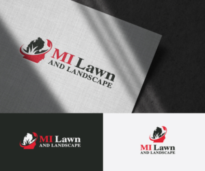 MI Lawn and Landscape | Logo Design by Ena