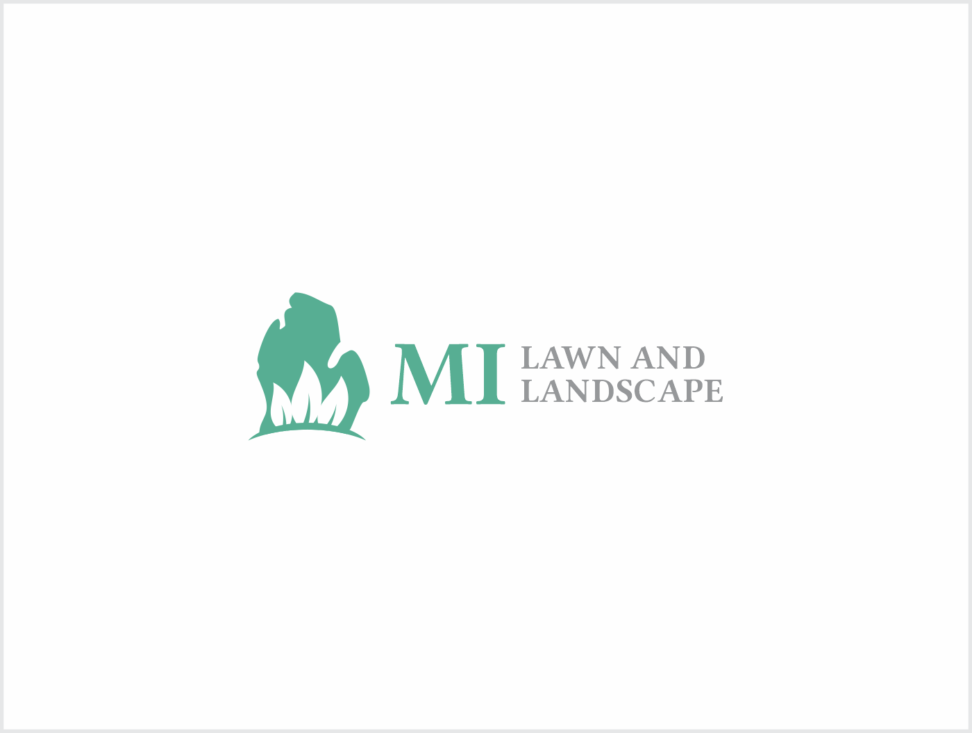 Logo Design by Naavyd for MI Lawn and Landscape | Design #26169535