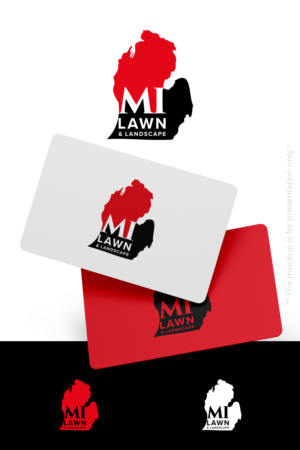 Logo Design by sez_inn for MI Lawn and Landscape | Design #26133915