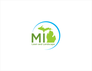 MI Lawn and Landscape | Logo Design by BNdesigner