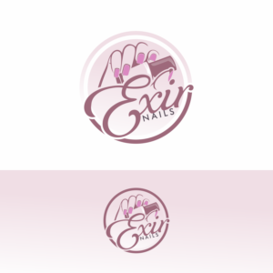 Exir Nails | Design de Logo par luckdesign