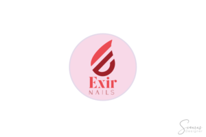 Exir Nails | Logo Design by InkThink by Scaurus
