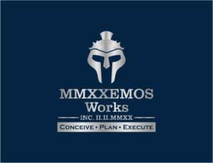 MMXXEMOS Works Inc.                                                                       Est. II.II.MMXX | Logo Design by BNdesigner