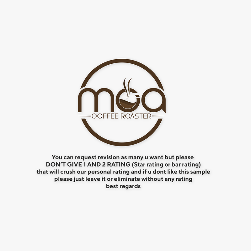 Diseño de Logo por IdentsArt para MOA Coffee Roaster  | Diseño #26135800