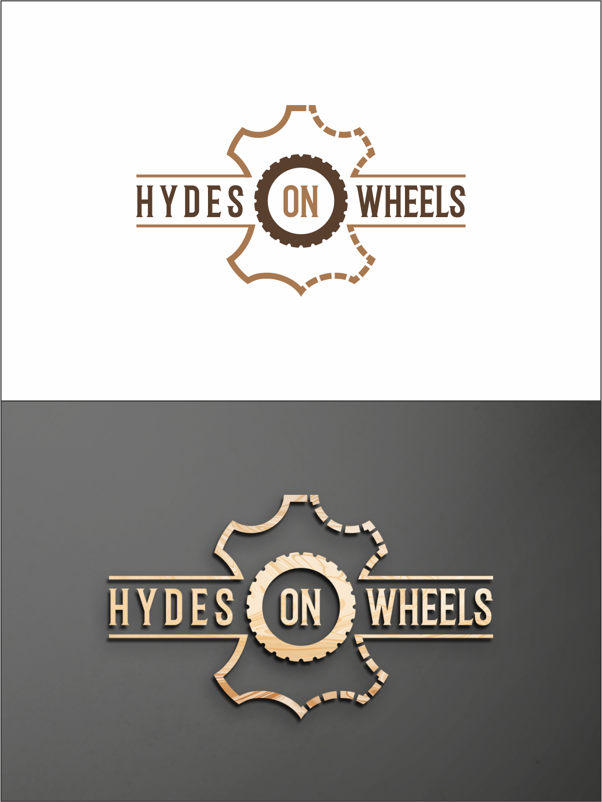 Logo Design by Robert Macwan for Hydes On Wheels  | Design #26168767