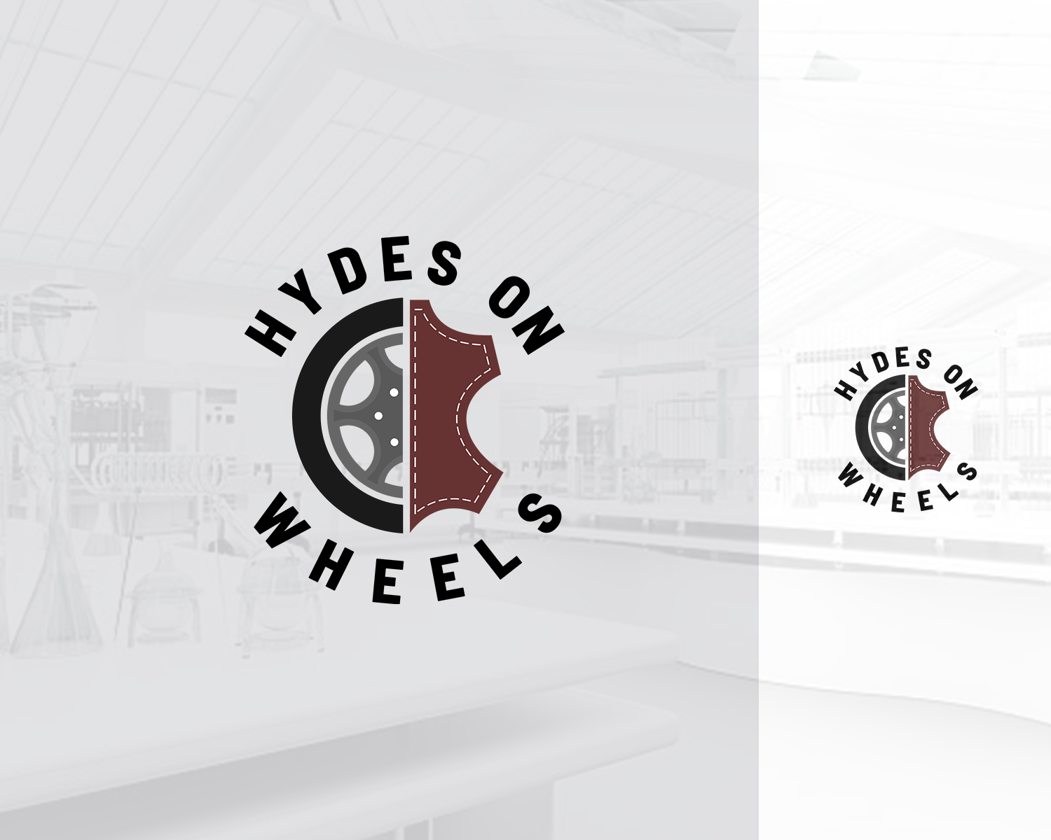 Logo Design by Djamdesign for Hydes On Wheels  | Design #26164130