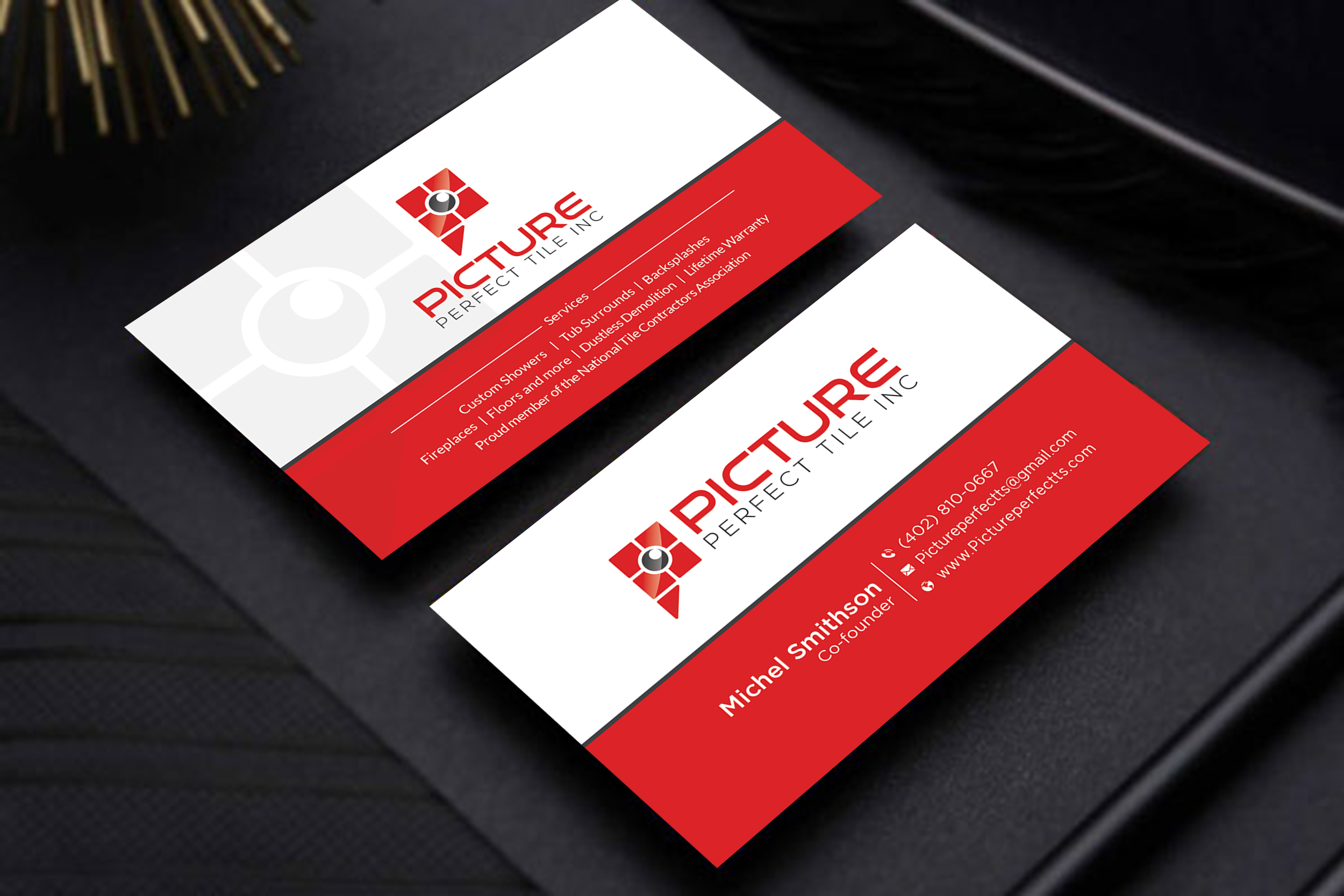 Design de Carte de Visite par MD SHORIF UDDIN pour Picture Perfect Tile Inc. | Design #26132138