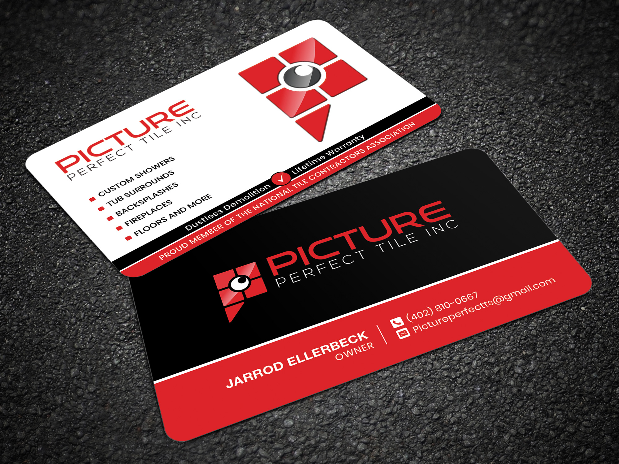 Business Card Design by Sandaruwan for Picture Perfect Tile Inc. | Design #26134252
