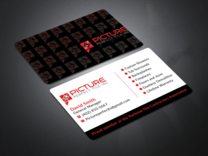 Business Card Design by B. M. BILLAL HOSSAIN for Picture Perfect Tile Inc. | Design: #26132223