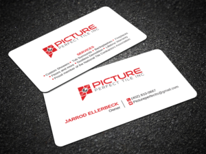 Business Card Design by Imagine design000 for Picture Perfect Tile Inc. | Design #26133683