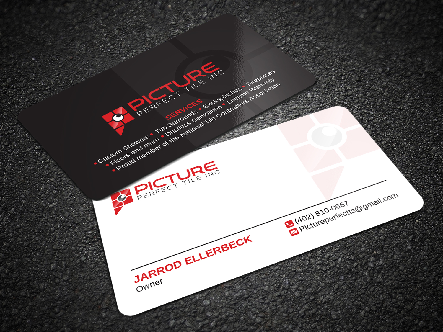 Design de Carte de Visite par Imagine design000 pour Picture Perfect Tile Inc. | Design #26133690