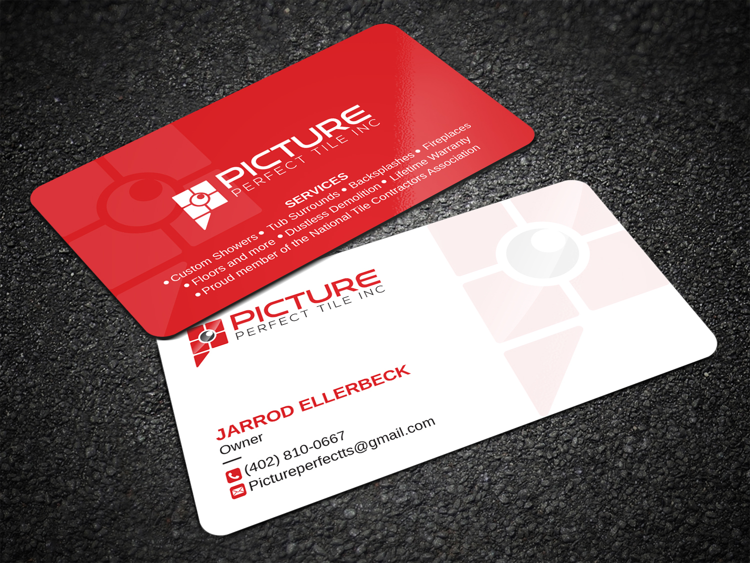 Design de Carte de Visite par Imagine design000 pour Picture Perfect Tile Inc. | Design #26133707