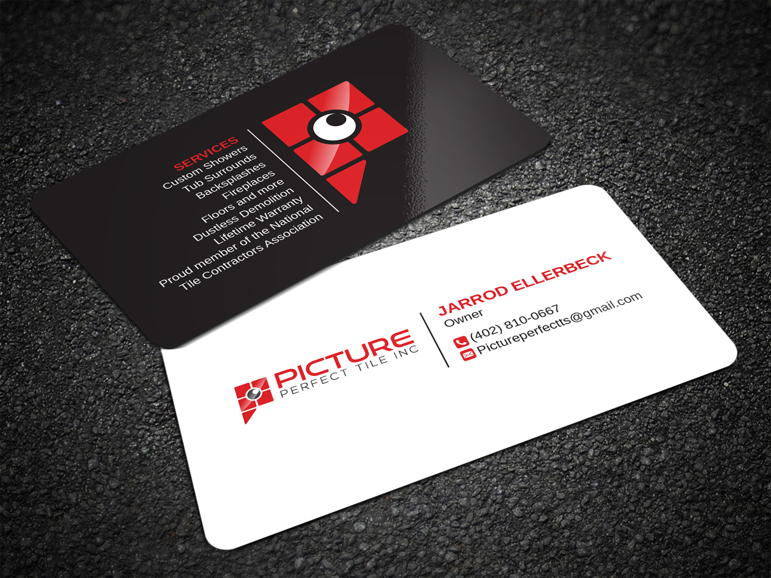 Design de Carte de Visite par Imagine design000 pour Picture Perfect Tile Inc. | Design #26133721