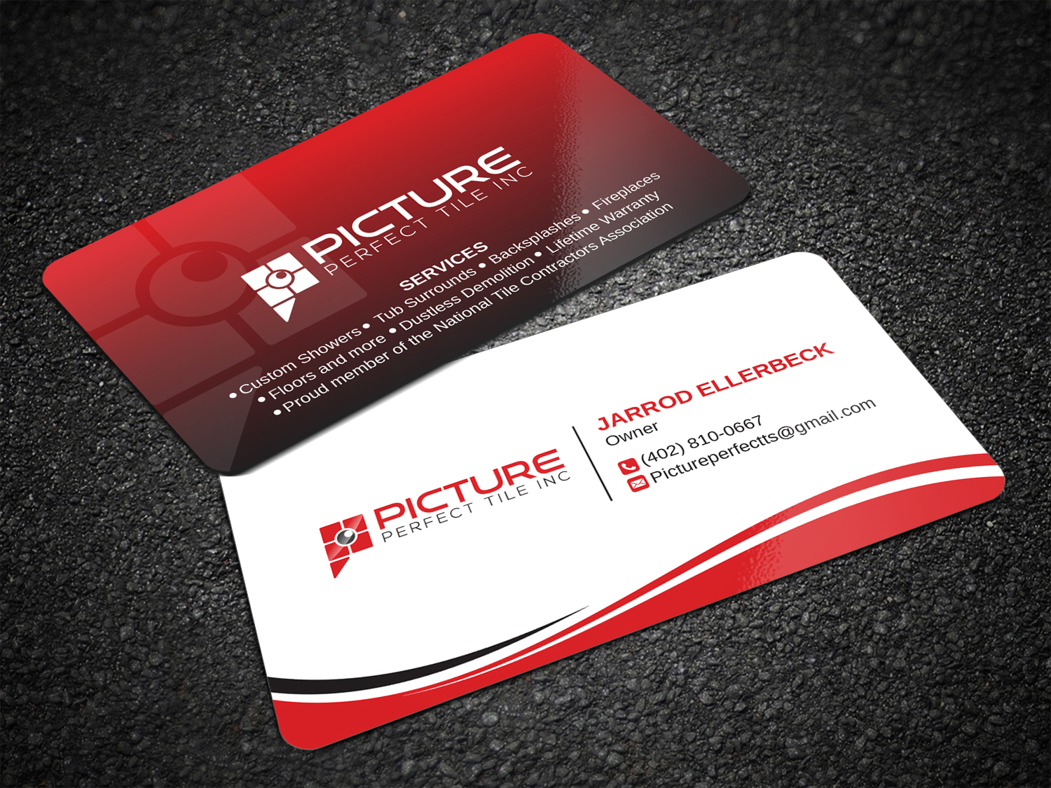 Design de Carte de Visite par Imagine design000 pour Picture Perfect Tile Inc. | Design #26133727