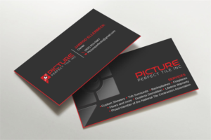 Business Card Design by Imagine design000 for Picture Perfect Tile Inc. | Design: #26134284