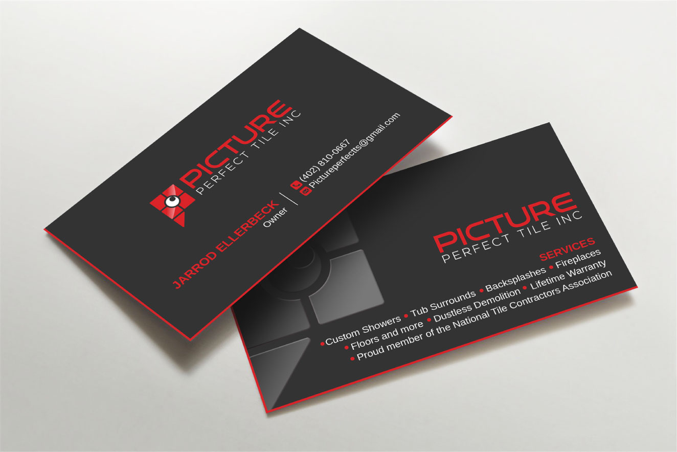 Design de Carte de Visite par Imagine design000 pour Picture Perfect Tile Inc. | Design #26134301