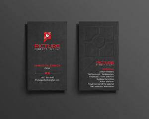 Business Card Design by Imagine design000 for Picture Perfect Tile Inc. | Design: #26134413