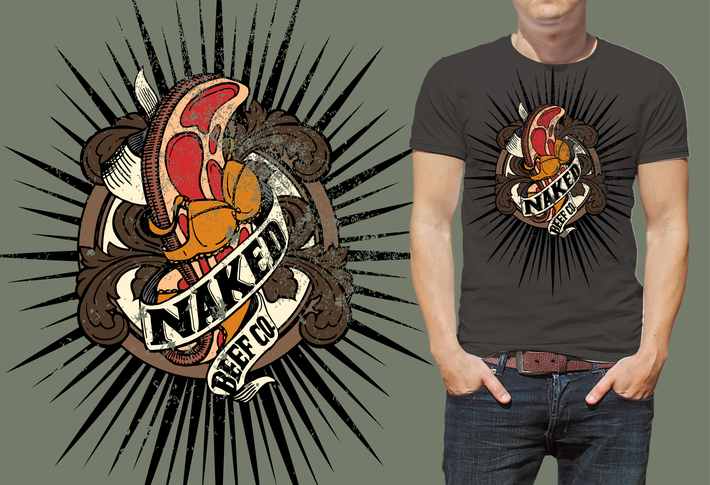 T-shirt Design by BLESS-IDN for Fitaholic Fitness | Design #26139364