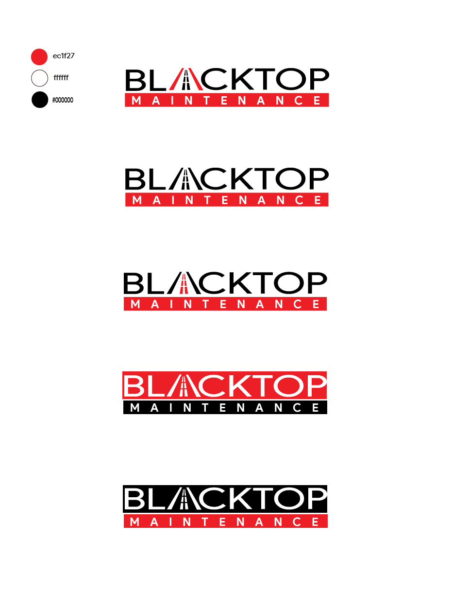 Diseño de Logo por javed.iqbal para Blacktop Maintenance | Diseño #26138998