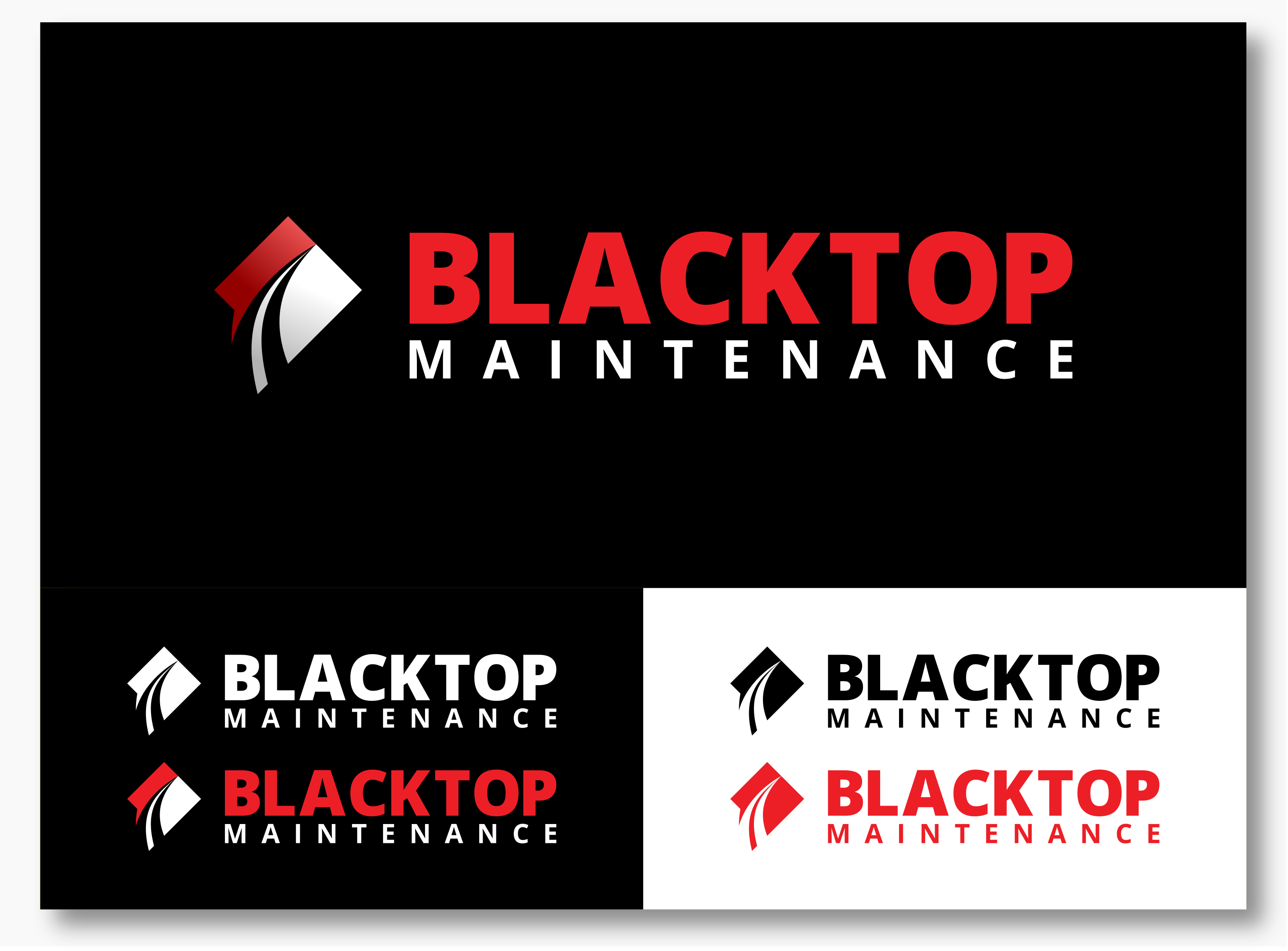 Diseño de Logo por Mclickster Designs para Blacktop Maintenance | Diseño #26138839