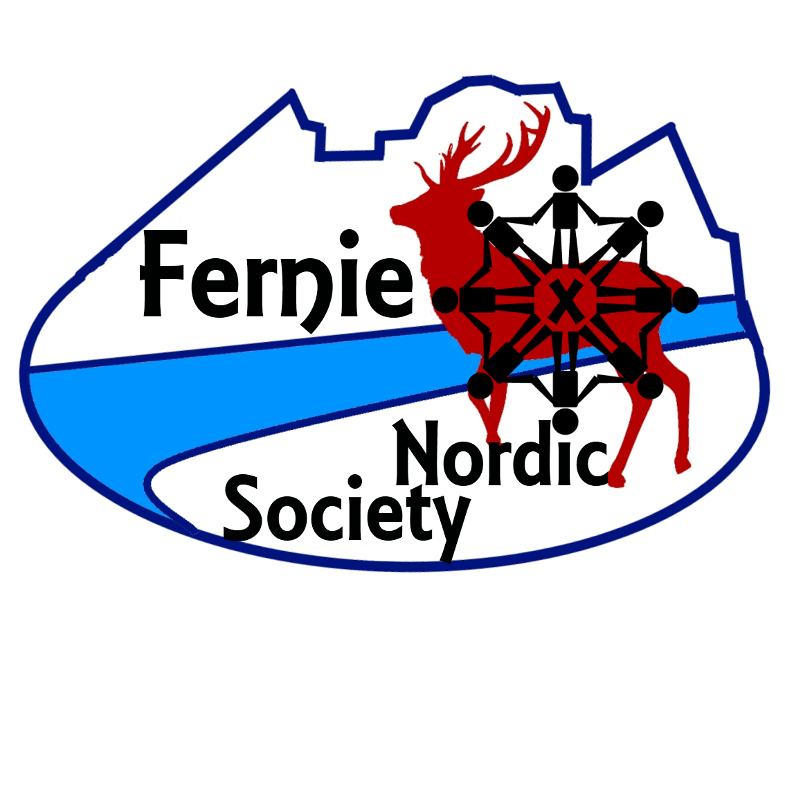 Logo-Design von seven diamonds für Fernie Nordic Society | Design #3053843