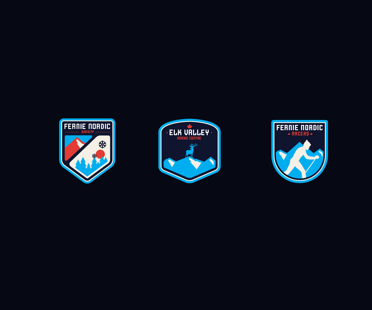 Logo Design by Nikolay Vanchev for Fernie Nordic Society | Design #3165301