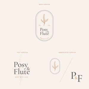Logo Design by Tuong Nguyen Minh for Posy & Flute  | Design #26143129