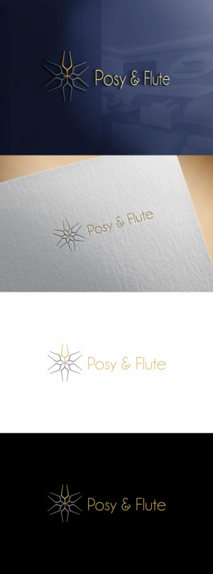 Posy & Flute | Logo Design by ViciouSaint