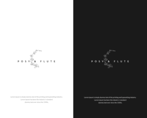 Logo-Design von SL Designer für Posy & Flute  | Design: #26140354