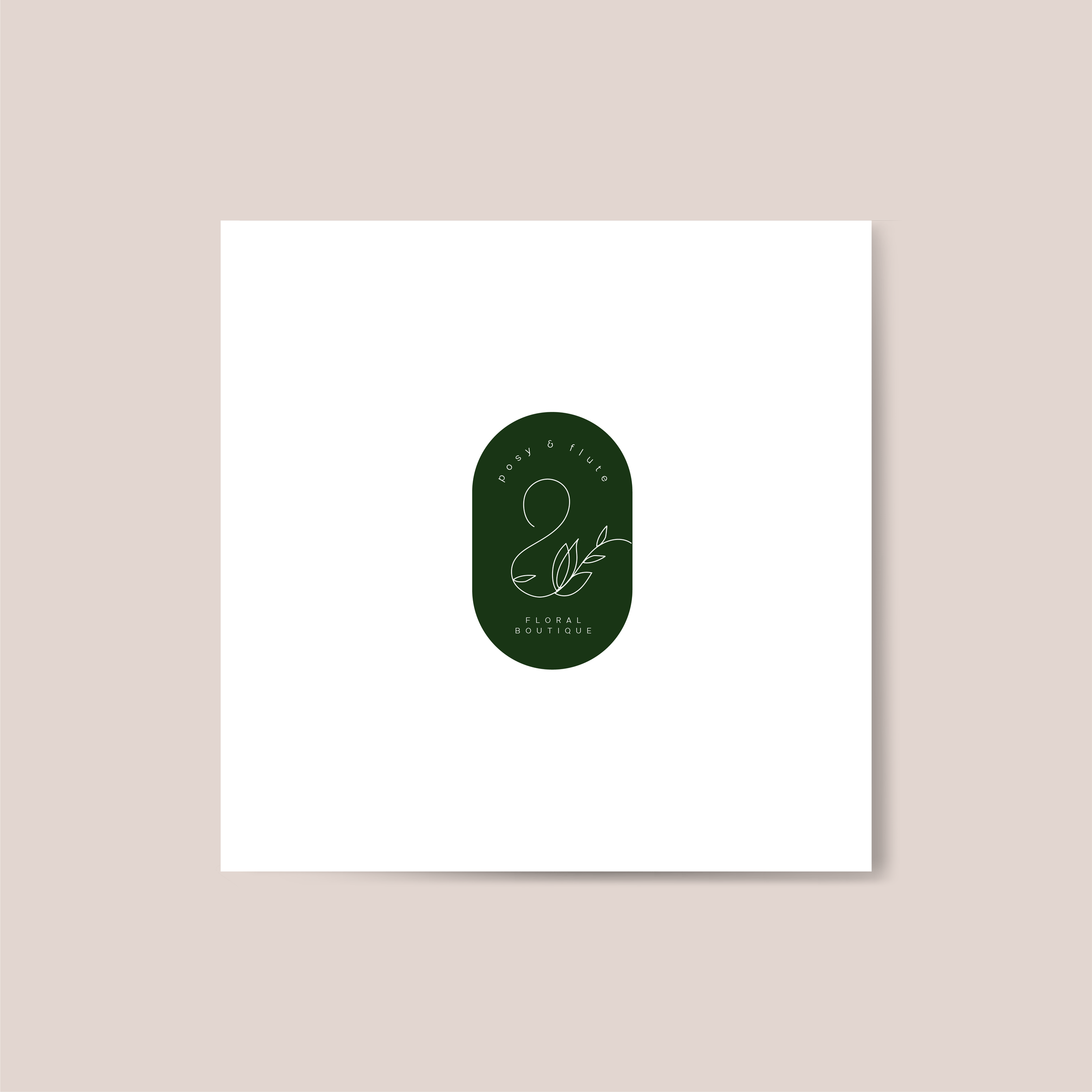 Logo Design by zaria. for Posy & Flute  | Design #26144761