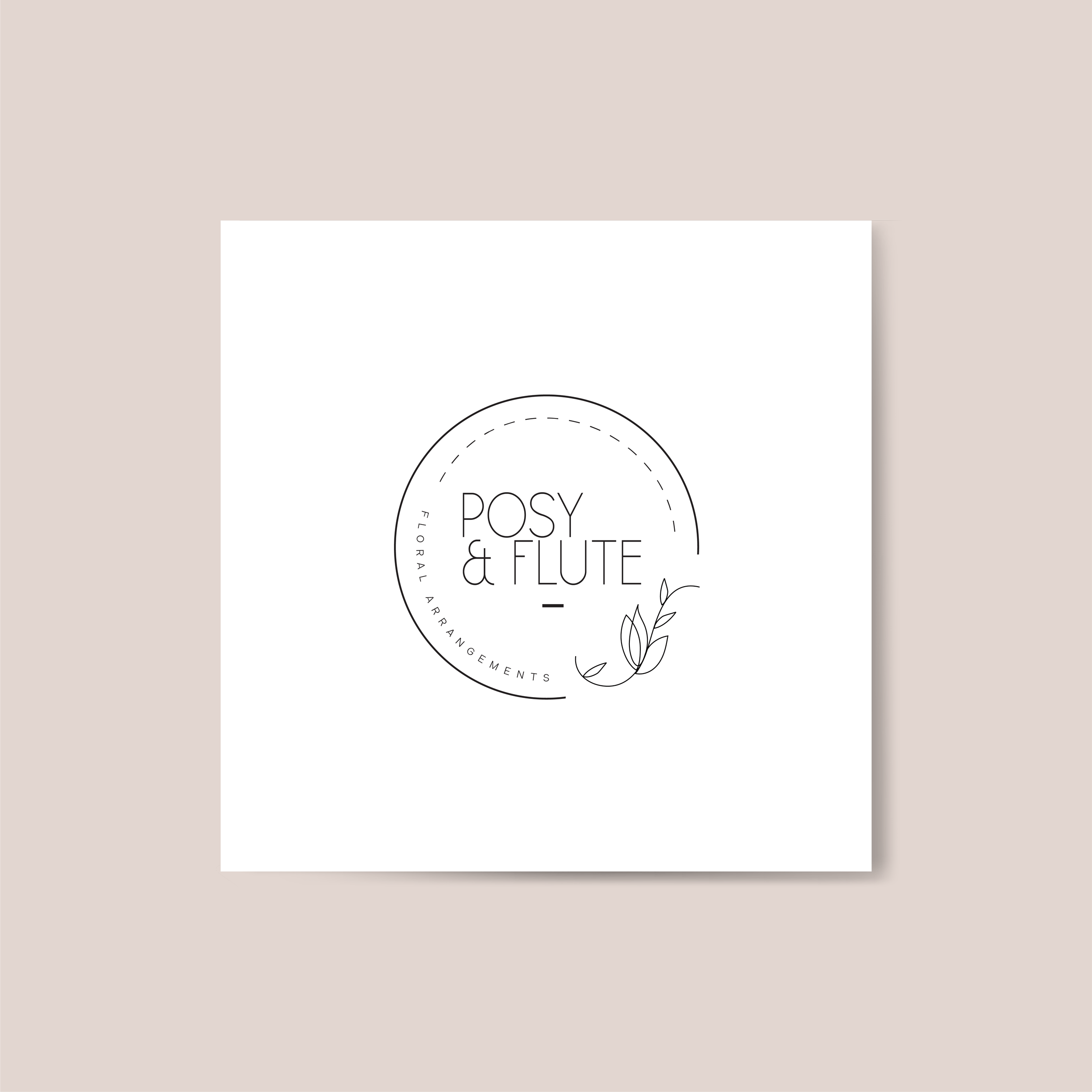 Diseño de Logo por zaria. para Posy & Flute  | Diseño #26144767