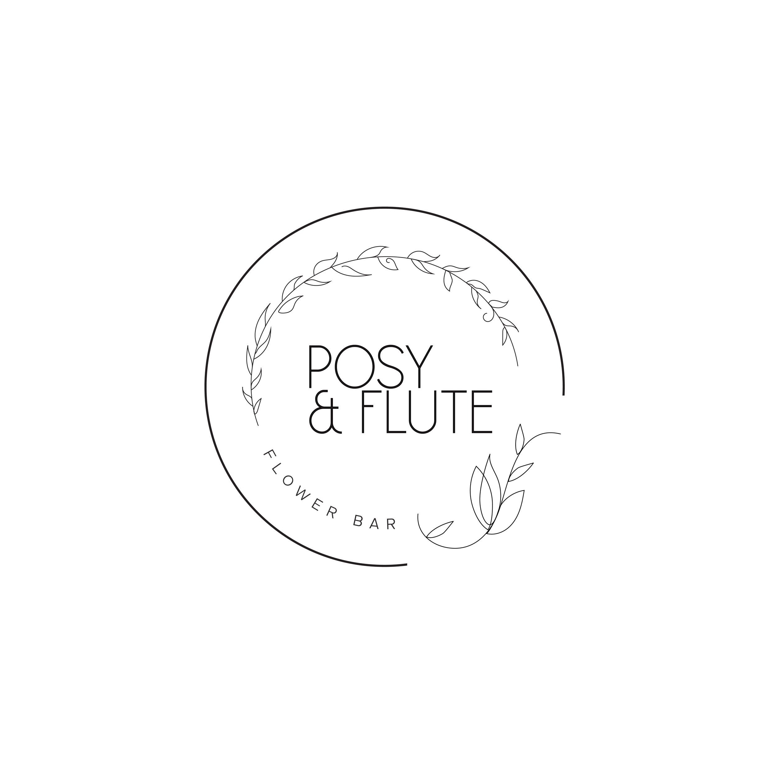 Diseño de Logo por zaria. para Posy & Flute  | Diseño #26168174