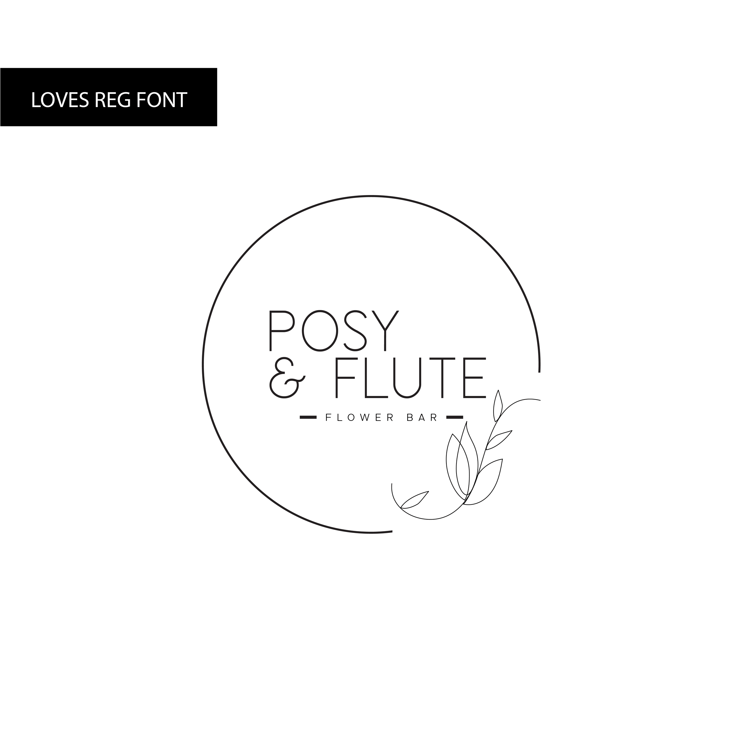 Diseño de Logo por zaria. para Posy & Flute  | Diseño #26170002