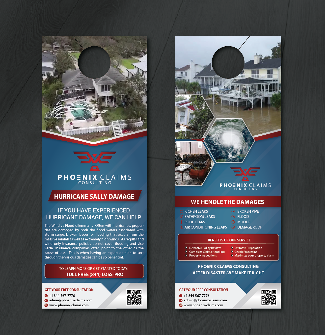 Flyer Design by alex989 for Phoenix Claims Consulting | Design #26151110