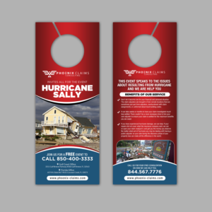 Disaster Recovery firm needs design for impactful Door Hanger flyer | Design de Flyer par aspiremedia
