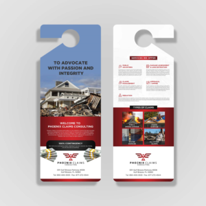 Disaster Recovery firm needs design for impactful Door Hanger flyer | Design de Flyer par Deepak_9_Malhotra