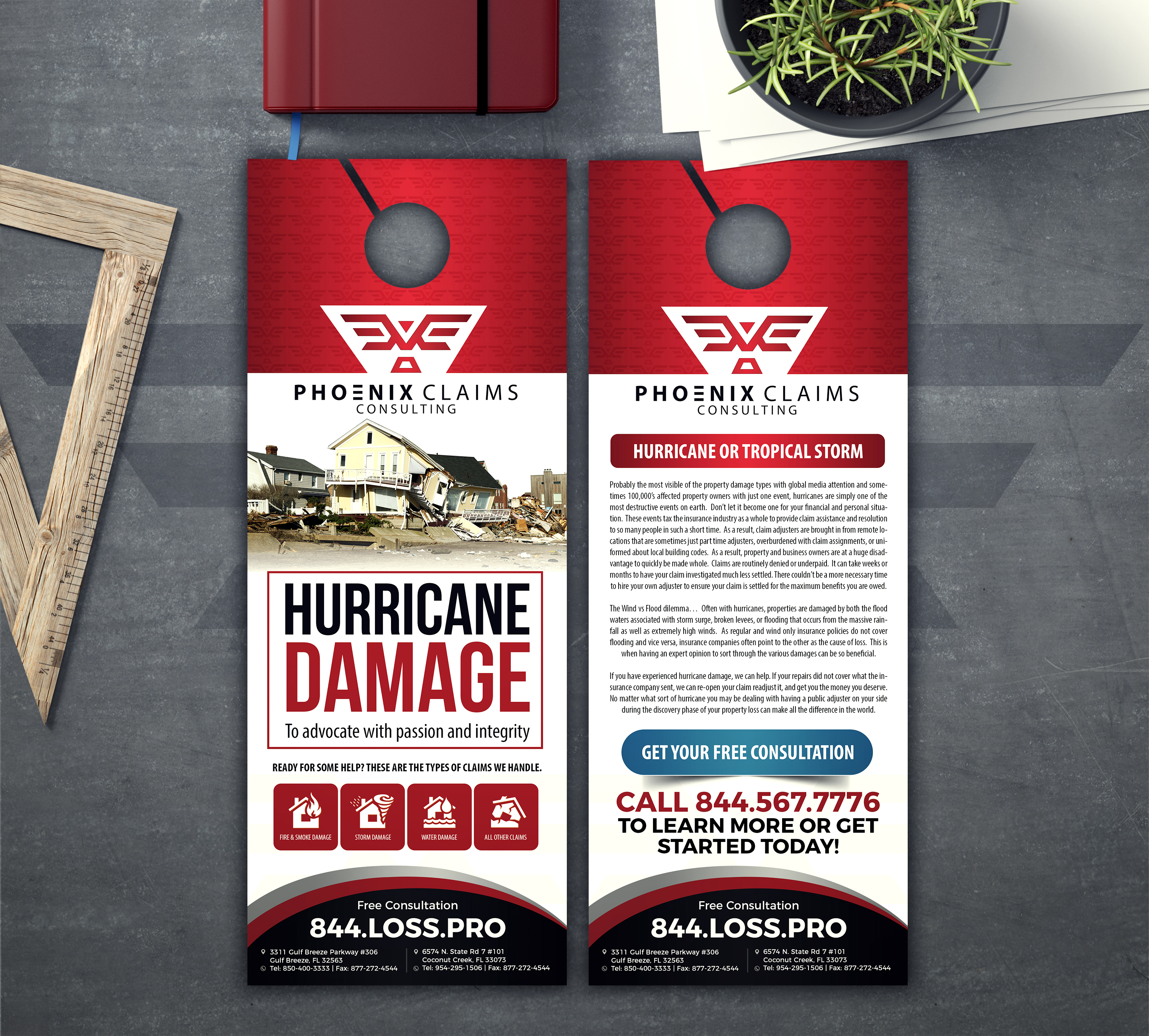 Flyer Design by SAI DESIGNS for Phoenix Claims Consulting | Design #26141930