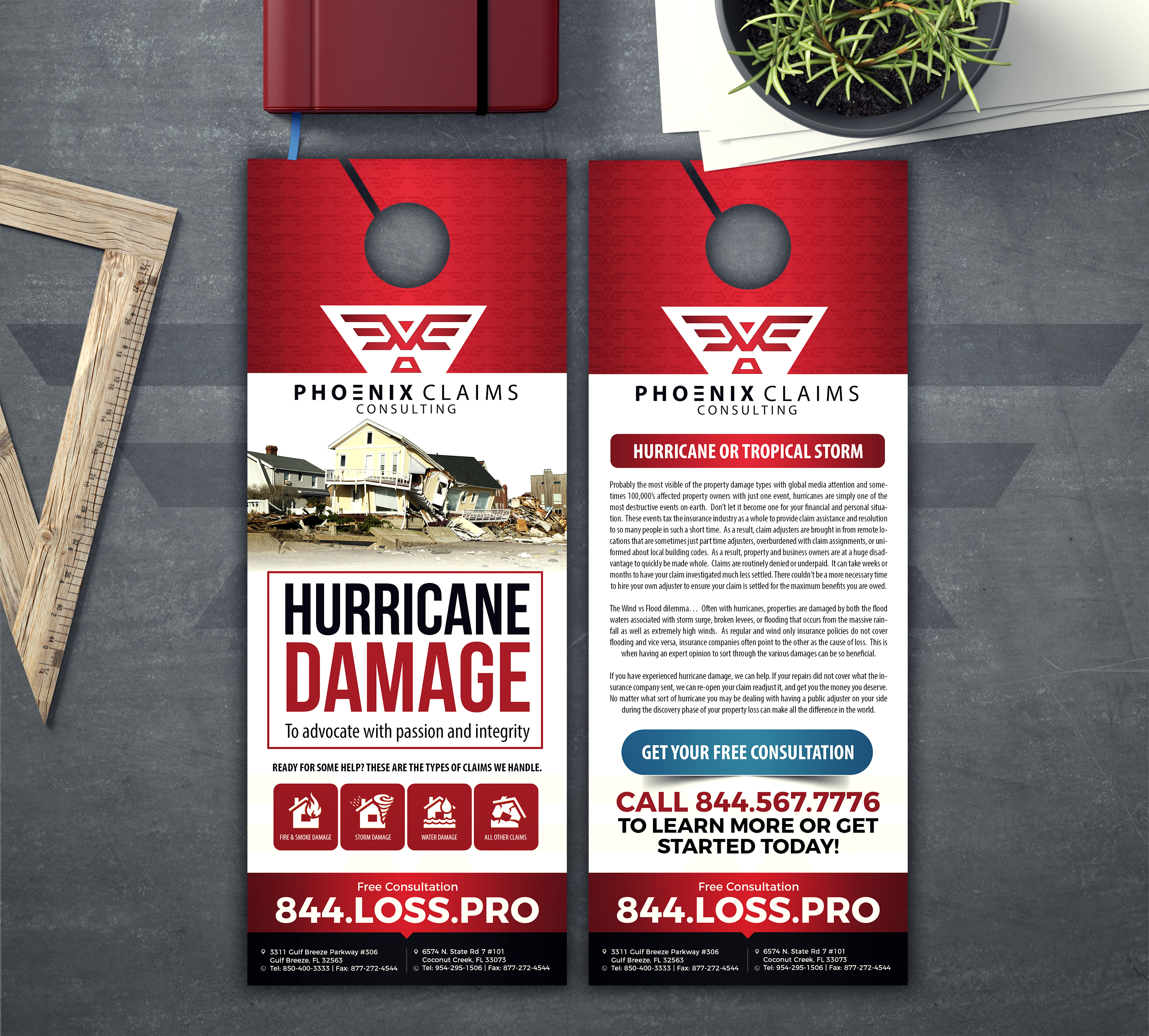 Flyer Design by SAI DESIGNS for Phoenix Claims Consulting | Design #26142028