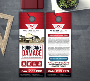 Disaster Recovery firm needs design for impactful Door Hanger flyer | Design de Flyer par SAI DESIGNS