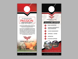 Disaster Recovery firm needs design for impactful Door Hanger flyer | Design de Flyer par n214008