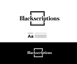 Blackscriptions | Logo Design by Ng V Duc