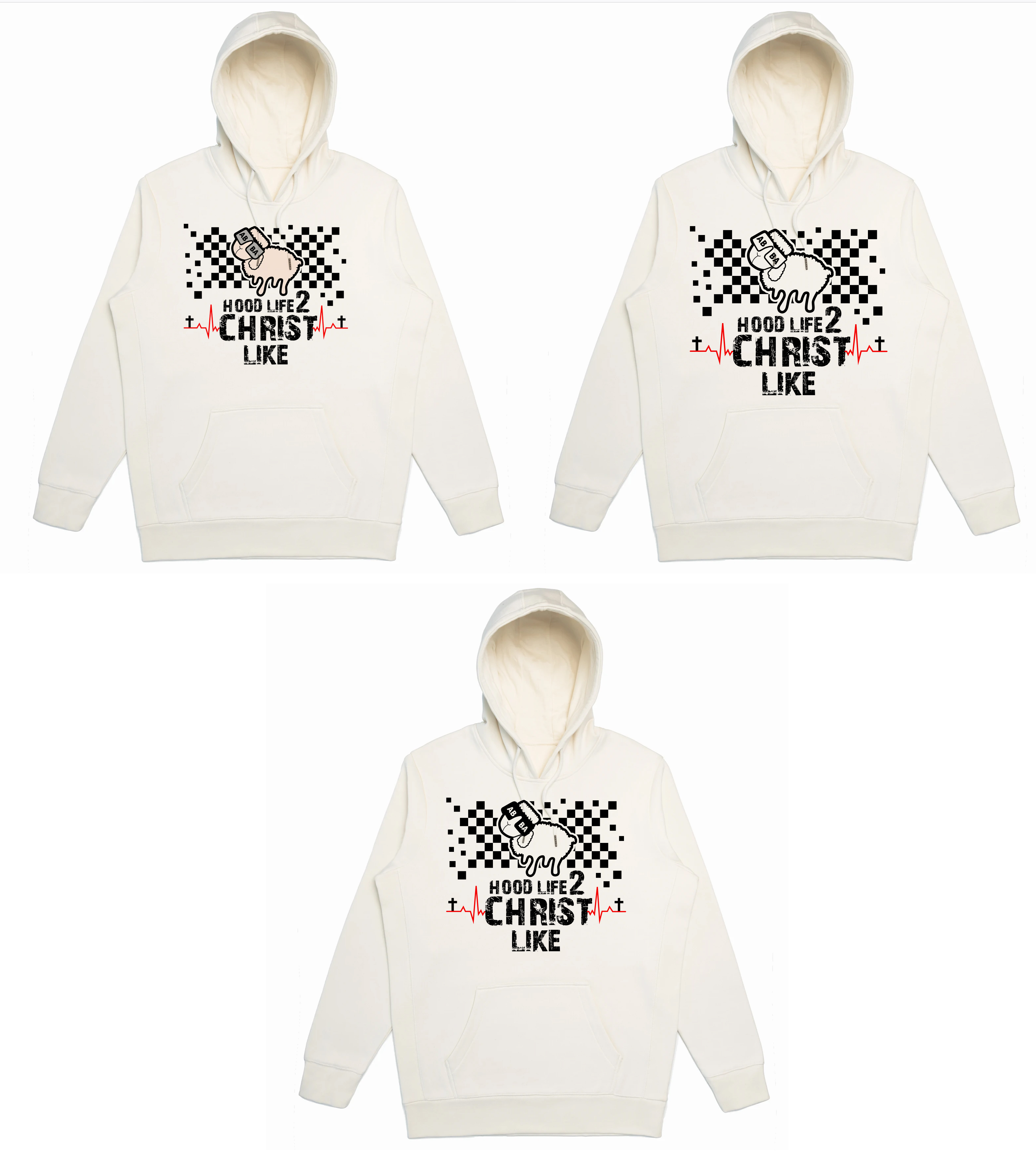 T-shirt Design by MariaBayley for Hoodlife2Christlike/ H2C | Design #26151263