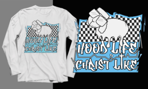 Hoodlife2Christlike sheep also big part of this brand | Diseño de Camiseta por SAI DESIGNS
