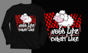 T-shirt Design by SAI DESIGNS for Hoodlife2Christlike/ H2C | Design: #26153419