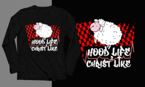 T-shirt Design by SAI DESIGNS for Hoodlife2Christlike/ H2C | Design: #26153420