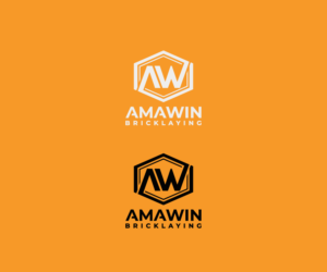 Amawin Bricklaying | Logo Design by anico