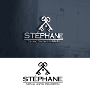 Logo Design by GODDREAMCREATION for Stéphane Garneau Courtier Immobilier Inc. | Design #26143780
