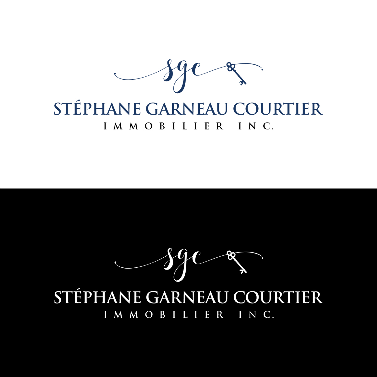 Logo-Design von anamika lin  2 für Stéphane Garneau Courtier Immobilier Inc. | Design #26141336